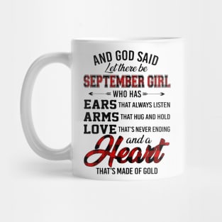 God Said Let There Be September Girl Who Has Ears Arms Love Mug